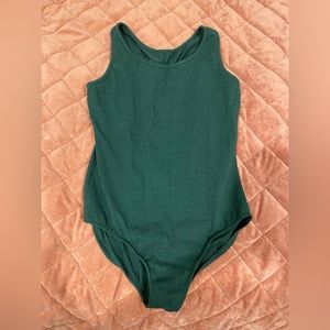 Ballet green leotard